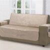 Protetor p/ Sofa Avulso 3 Lugares Suede Amassado Bege