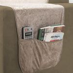 Protetor p/ Sofa Avulso 3 Lugares Suede Amassado Bege