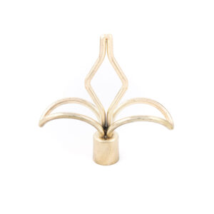 Ponteira Para Varao de Cortina 28mm - Ouro P26 - 09