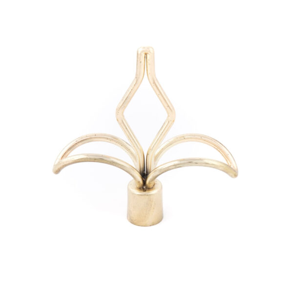 Ponteira Para Varao de Cortina 28mm - Ouro P26 - 09