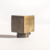 Ponteira Para Varao de Cortina 28mm - Cubo ouro velho