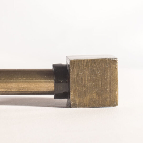 Ponteira Para Varao de Cortina 28mm - Cubo ouro velho
