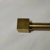 Ponteira Para Varao de Cortina 28mm - Cubo ouro velho