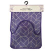 JOGO-BANHEIRO-2PCS-BOUCLE-DES-004-LILAS-01 Tapete de Banheiro 2 peças